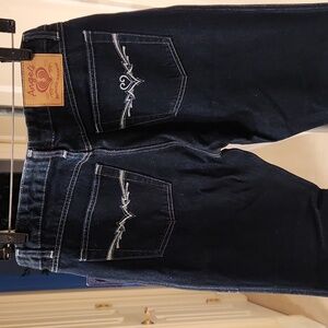 ANGELS Skinny Flares Jeans! Perfect Condition! NEW but Vintage! Y2K/90s "B
